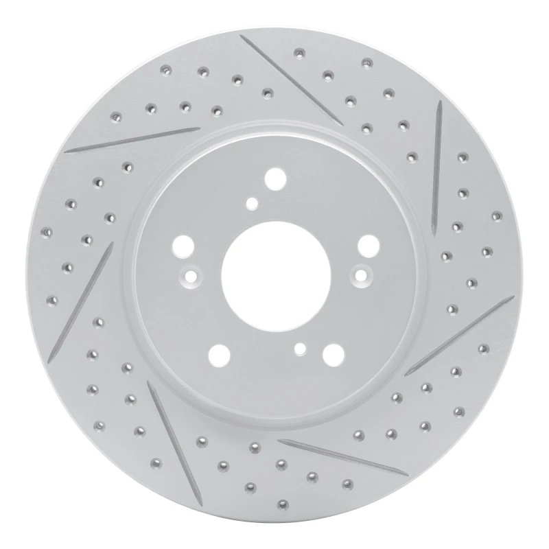 DFC 07-16 Acura Rdx Front Right Drilled & Slotted Geoperformance Rotor
