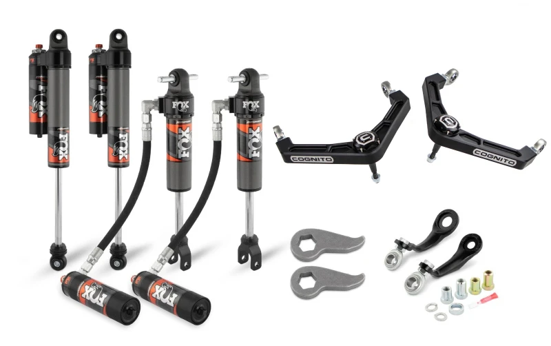 Cognito 2020+ Chevrolet Silverado 2500/3500 HD 3in Elite Leveling Kit w/ Fox 2.5 Elite Perf. Shocks