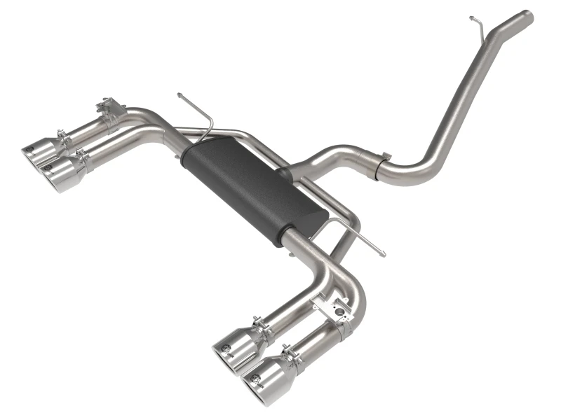 aFe MACHForce XP 3in-2.5in 304SS Auspuff Kat-Back 15-20 Audi S3 L4-2.0L (t) - Polierte Endrohre