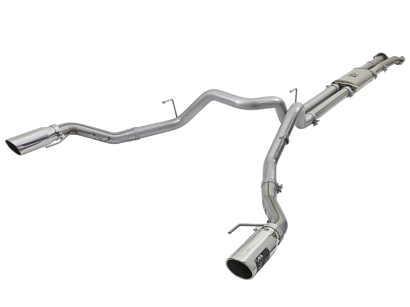 aFe MACHForce XP Auspuff Kat-Back SS-409 2017 Ford F-150 Raptor V6-3.5L (tt) mit polierten Endrohren