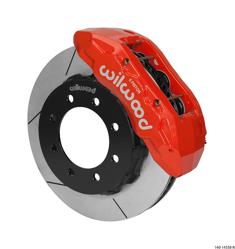 Wilwood TX6R Vorderes Kit 15,00 Zoll Rot 13-17 Ford F-250/F-350 - 4WD