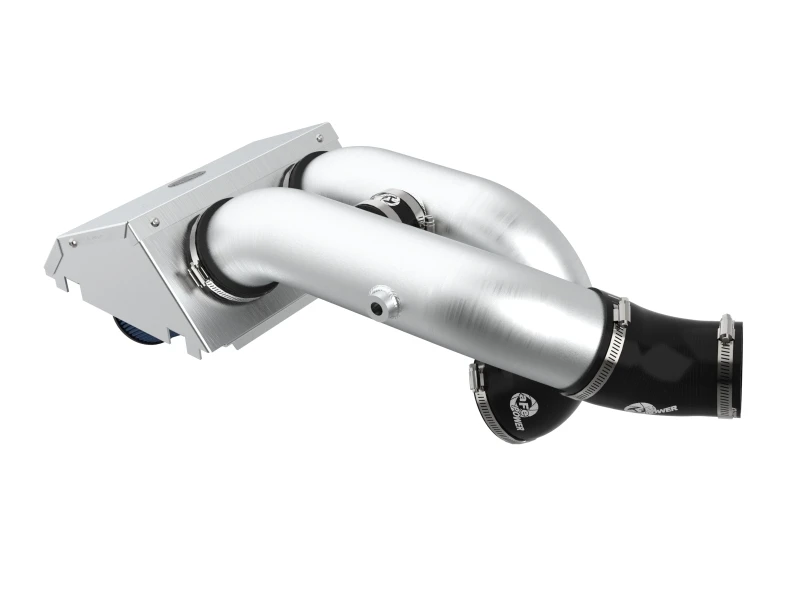 aFe Rapid Induction Pro 5R Kaltluft-Ansaugsystem gebürstet 21-22 Ford F-150 Raptor V6-3.5L (tt)
