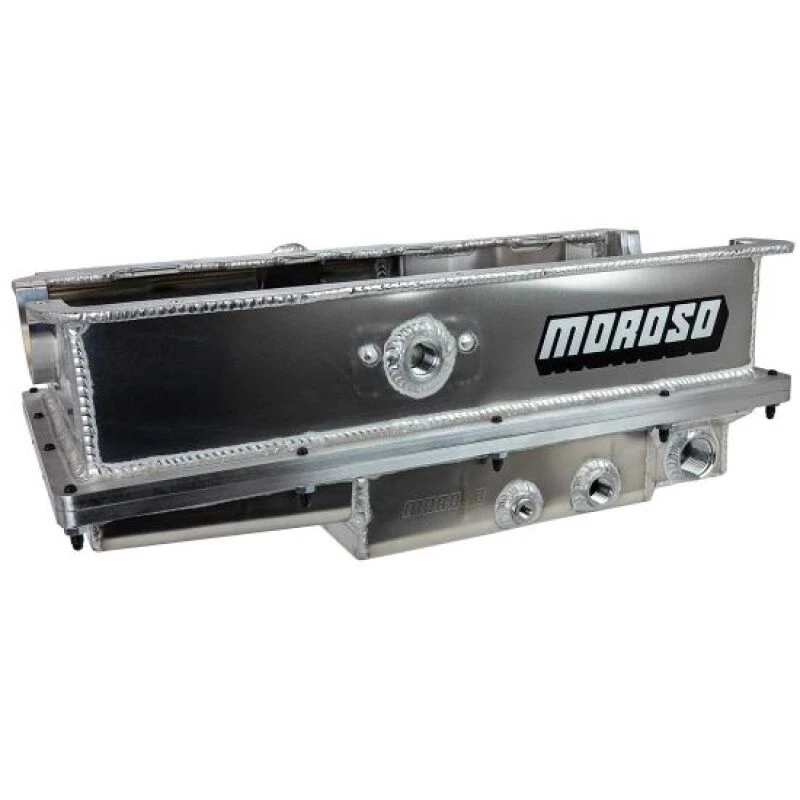 Moroso SBF 351W 2-teilige Aluminium-Ölwanne mit externem Nasssumpf -16AN