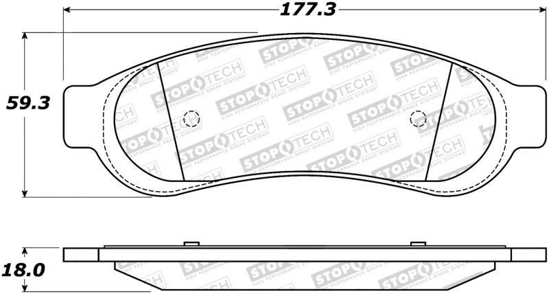 StopTech Street Select Brake Pads