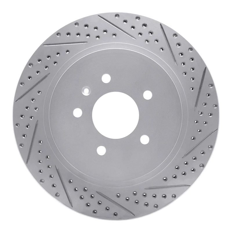 DFC 05-11 Cadillac Cts Rear Right Drilled & Slotted Geoperformance Rotor