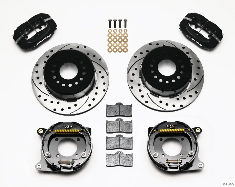 Wilwood Forged Dynalite P/S Park Bremse Kit Bohr 93-97 Camaro/Firebird