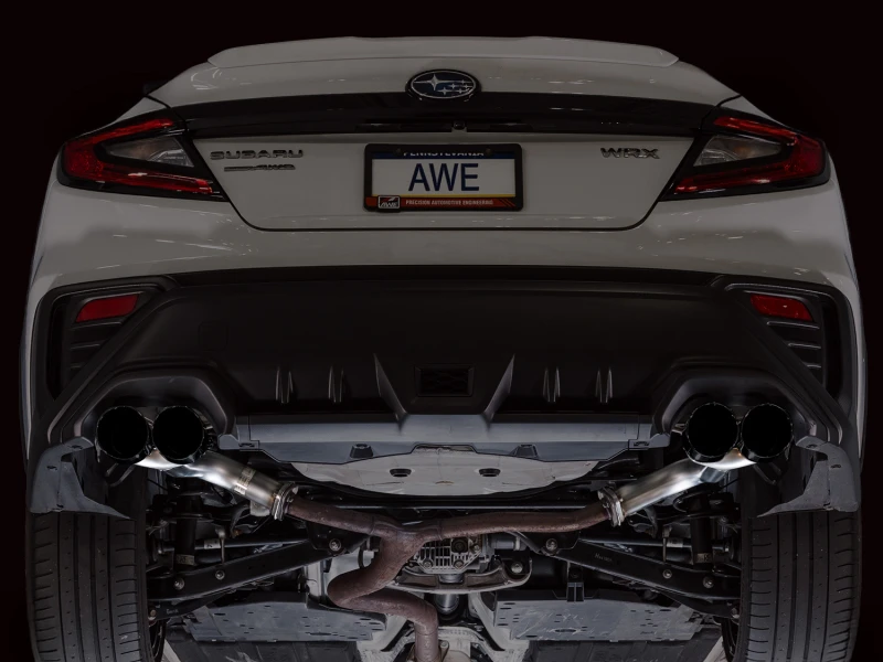 AWE Tuning 22-25 Subaru VB WRX Track Edition Axleback Exhaust - Diamond Black Tips