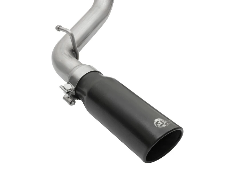 aFe MACHForce XP Kat-Back-Edelstahl-Auspuffanlage mit schwarzen Endrohren für Toyota Tacoma 05-12 L4-2.7L