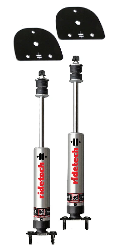 Ridetech 64-66 Ford Mustang StreetGRIP einstellbare MonoTube-Stoßdämpfer Vorderes Paar
