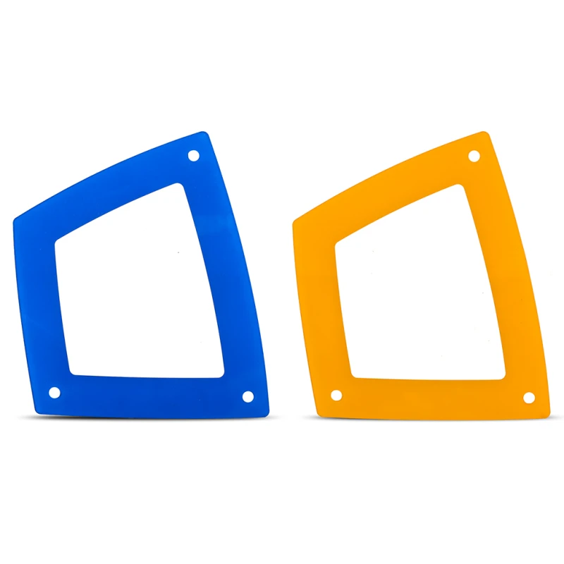 Mishimoto 2021+ Ford Bronco Luftansaug-Deckel-Kit - Blau/Gelb