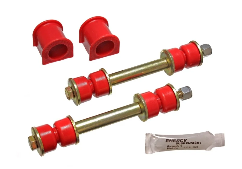 Energy Suspension 89 Toyota 4Runner 2/4WD Rot 24mm Komplettes Vorderes Querstabilisator-Gummilager-Set