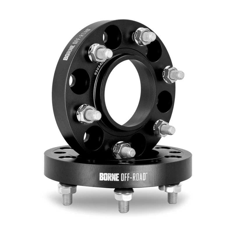Borne Off-Road Spurverbreiterungen 25 mm 6x139,7 M14 Schwarz