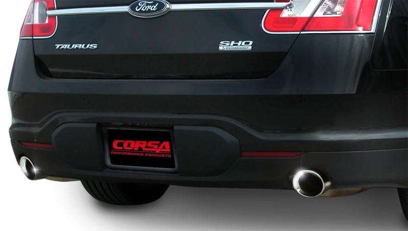 Corsa 2010-2019 Ford Taurus SHO 3.5L V6 Turbo Poliert Sport Kat-Back Auspuff