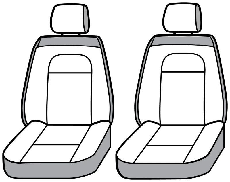Covercraft 23-25 Ford F150 Carhartt Super Dux SeatSaver Front Row Custom Seat Cover - Black