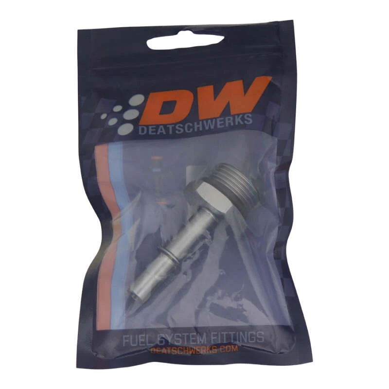 DeatschWerks 10AN ORB-Männlich zu 3/8-Zoll-Männlich EFI Quick Connect Adapter - eloxiertes DW-Titan