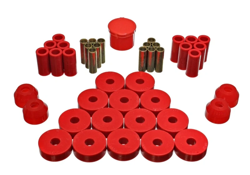 Energy Suspension 55-75 Jeep CJ5/CJ6 Rote Hyper-Flex Master Bushing Set
