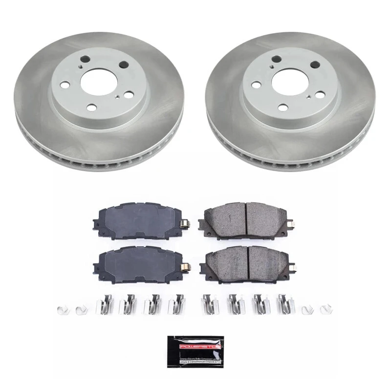powerstop_SC5870-6795e5d37ec0d Power Stop 12-15 Toyota Prius Plug-In Front Semi-Coated Rotor Kit