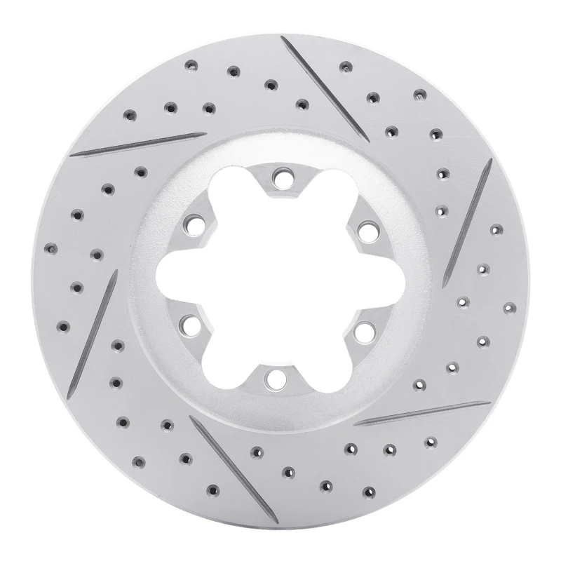 DFC 04-08 Chevrolet Colorado Front Right Drilled & Slotted Geoperformance Rotor