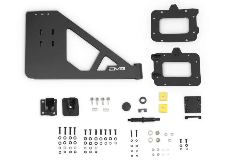 DV8 Offroad Ersatzreifenhalter für MTO Stoßstange für 2007–2018 Jeep Wrangler JK