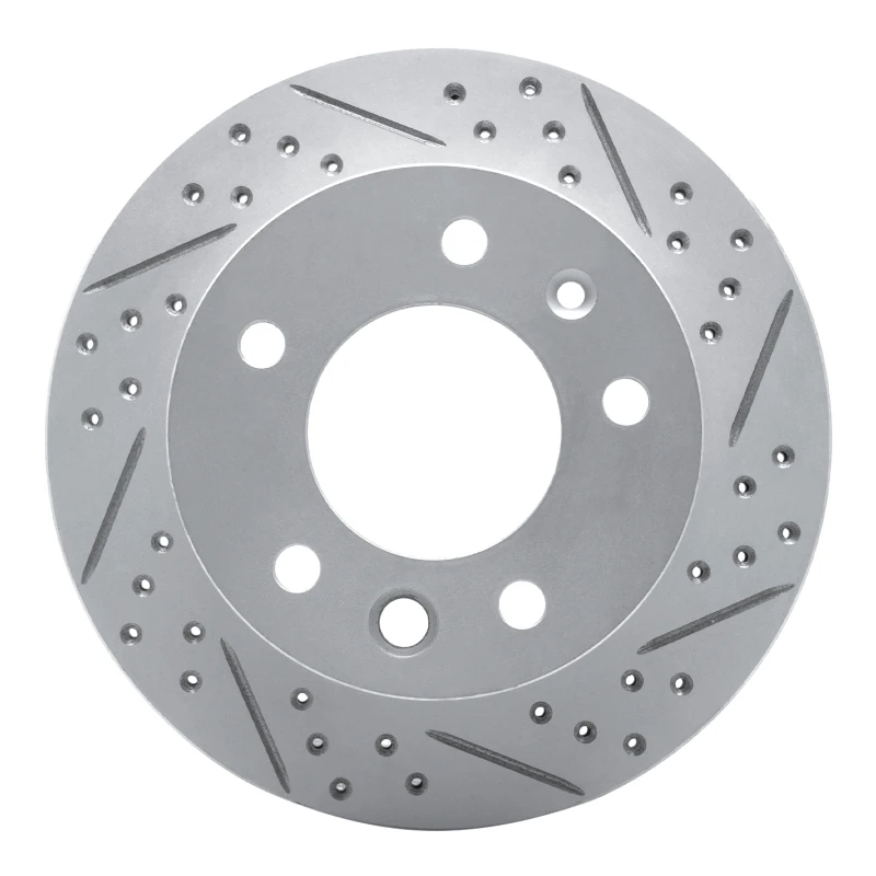 DFC 02-06 Dodge Sprinter 2500 Front Right Drilled & Slotted Geoperformance Rotor