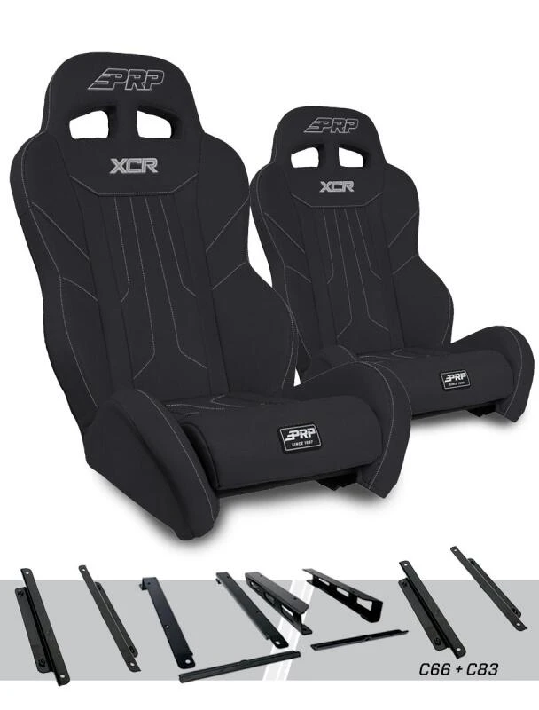 PRP Honda Talon XCR Suspension Seats Kit (Pair) - Black