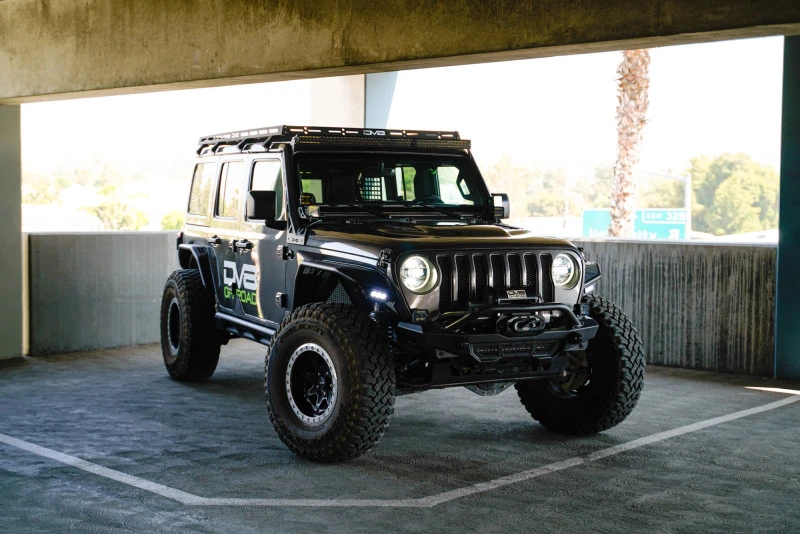 DV8 Offroad Light Bar Halter für 2018+ Jeep Wrangler JL
