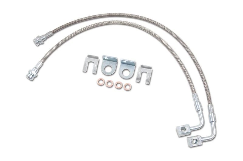 Zone Offroad Rear Stainless Brake Lines for Jeep Wrangler JK