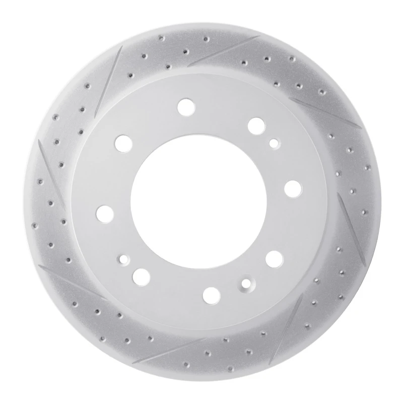 DFC 11-25 Chevrolet Suburban 3500 Hd Front Right Drilled & Slotted Geoperformance Rotor