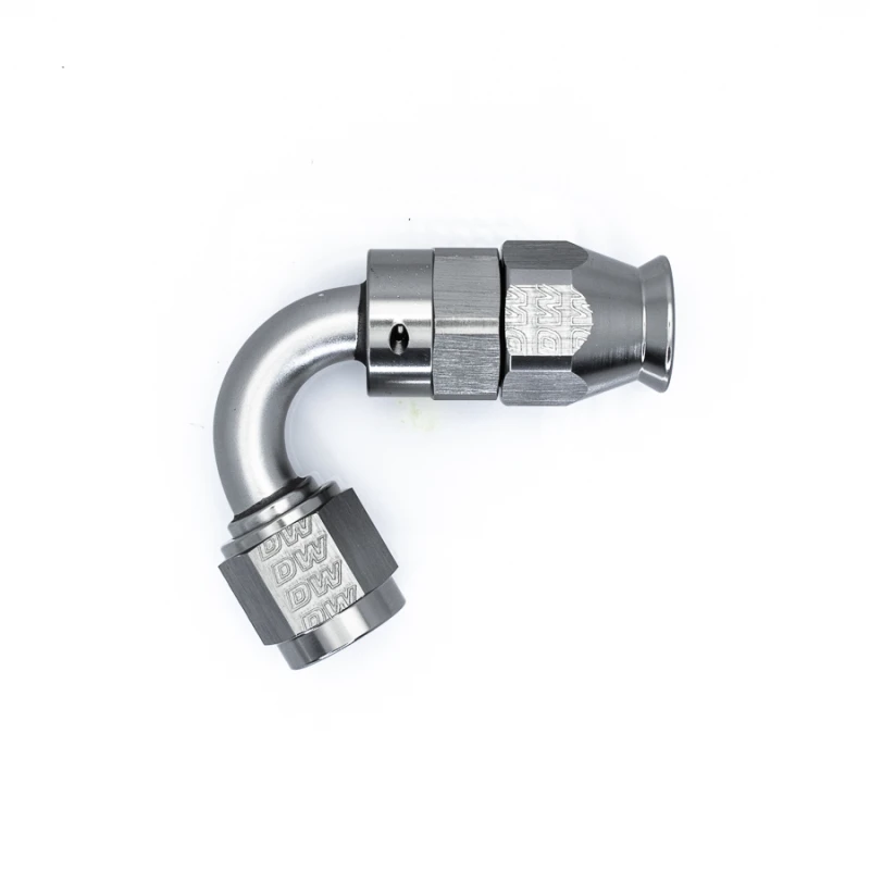 DeatschWerks 6AN weibliche Flare-Schwenk 120-Grad-Schlauchendstück - PTFE