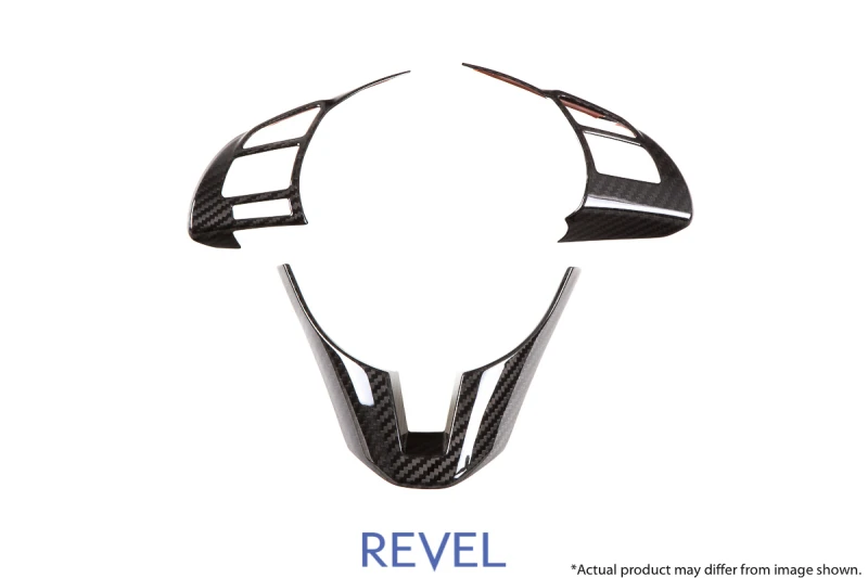 Revel GT Dry Carbon Lenkrad-Insert Covers für 2014–2017 Mazda Mazda3 – 3-teilig
