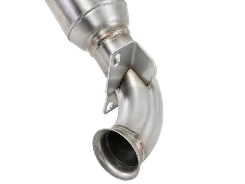 aFe 09-13 MINI Cooper S (R56) L4 1.6L (t) Twisted Steel Abgasrohr 2-1/2 Zoll 304 Edelstahl mit Kat