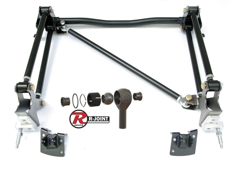 Ridetech 55-57 Chevy (Einzelstück-Rahmen) Bolt-On 4-Link