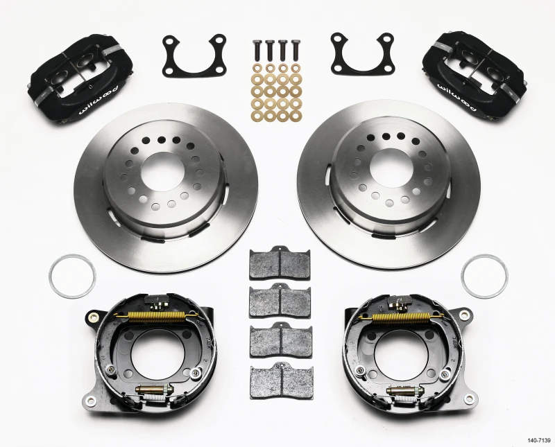 Wilwood Forged Dynalite P/S Parkbremse-Kit Big Ford 2,36 Zoll Offset