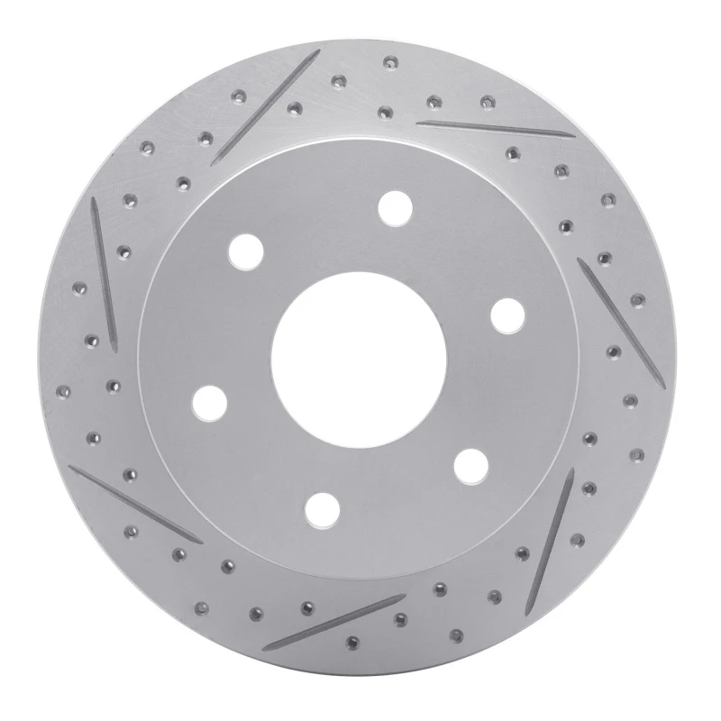 DFC 88-00 Cadillac Escalade Front Left Drilled & Slotted Geoperformance Rotor