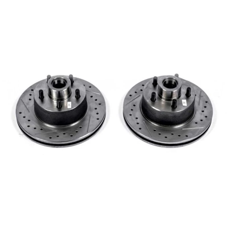 powerstop_AR8310XPR-679459ba7c136 Power Stop 75-76 Chrysler Cordoba Front Evolution Drilled & Slotted Rotors - Pair