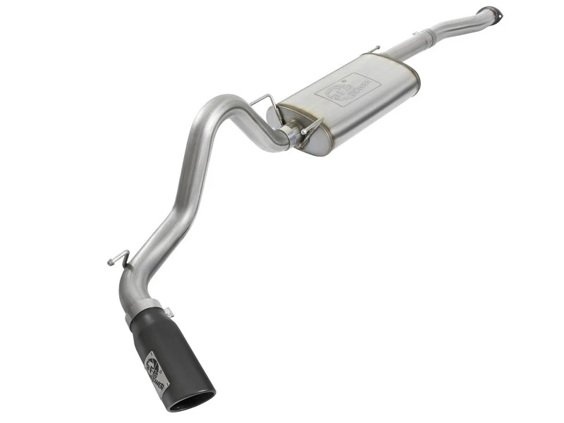 aFe MACHForce XP Cat-Back SS mit schwarzen Spitzen 16 Toyota Tacoma V6-3.5L