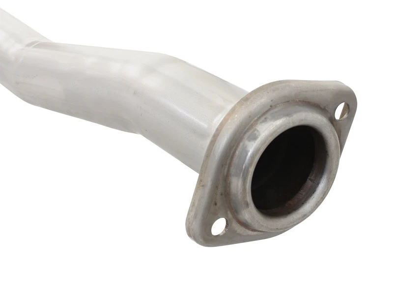 aFe MACHForce XP Auspuff 3in-3.5in SS Einseitiger Ausgang CB mit schwarzen Spitzen 15 Ford F150 V8 5.0L CC/SB