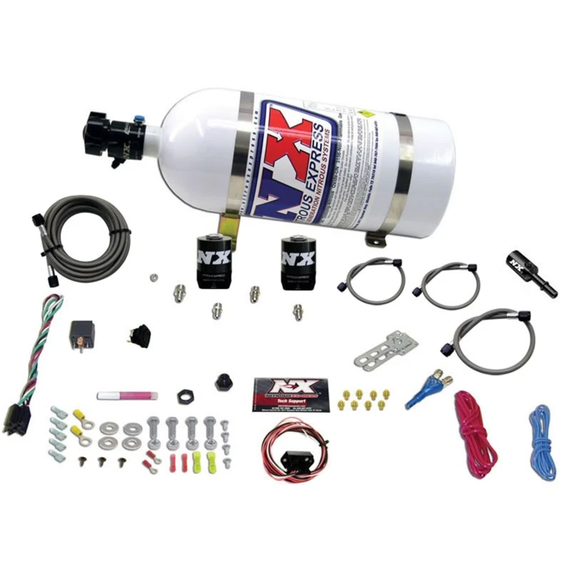 nitrous-express_20918-10-6794313e9d13a Nitrous Express Dodge Hemi/SRT8 Einzel-Düse Fly-by-Wire Nitrous Kit (35-150PS) mit 10lb Flasche
