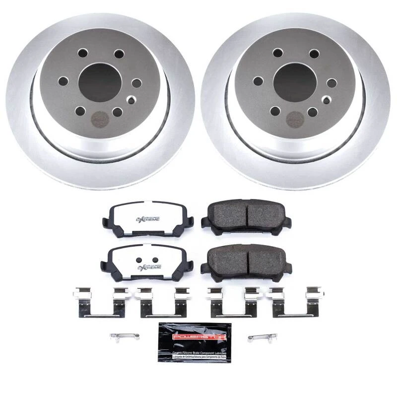 Power Stop 15-20 Chevrolet Colorado Rear Z36 Coated Truck & Tow Brake Kit