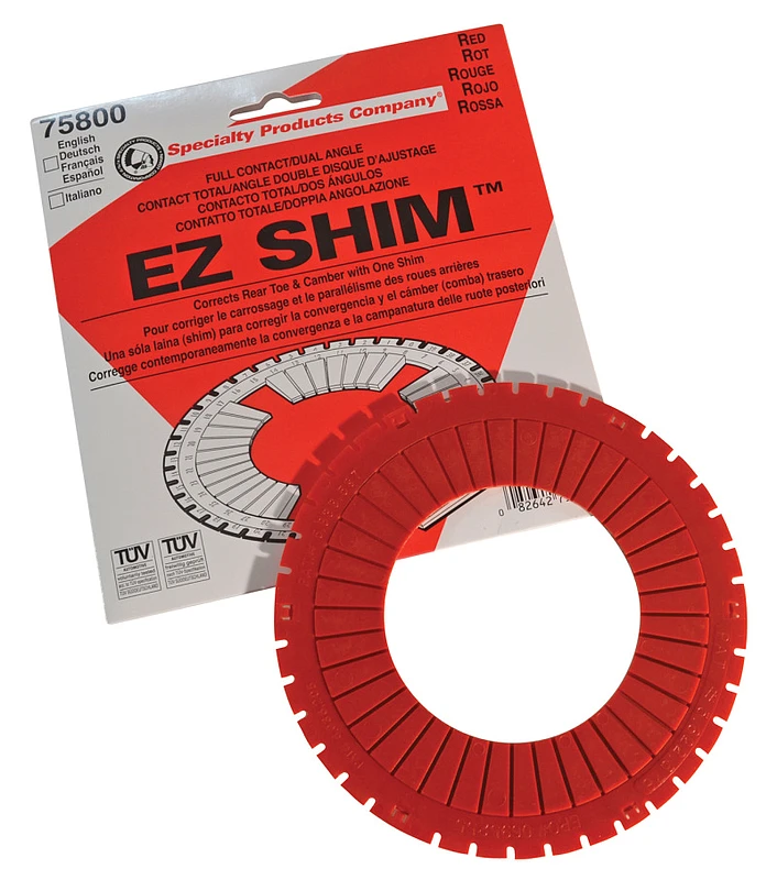 spc-performance_75800-6794a7bb92fcb SPC Performance EZ Shim Dual Angle Camber/Toe Shim (Red)