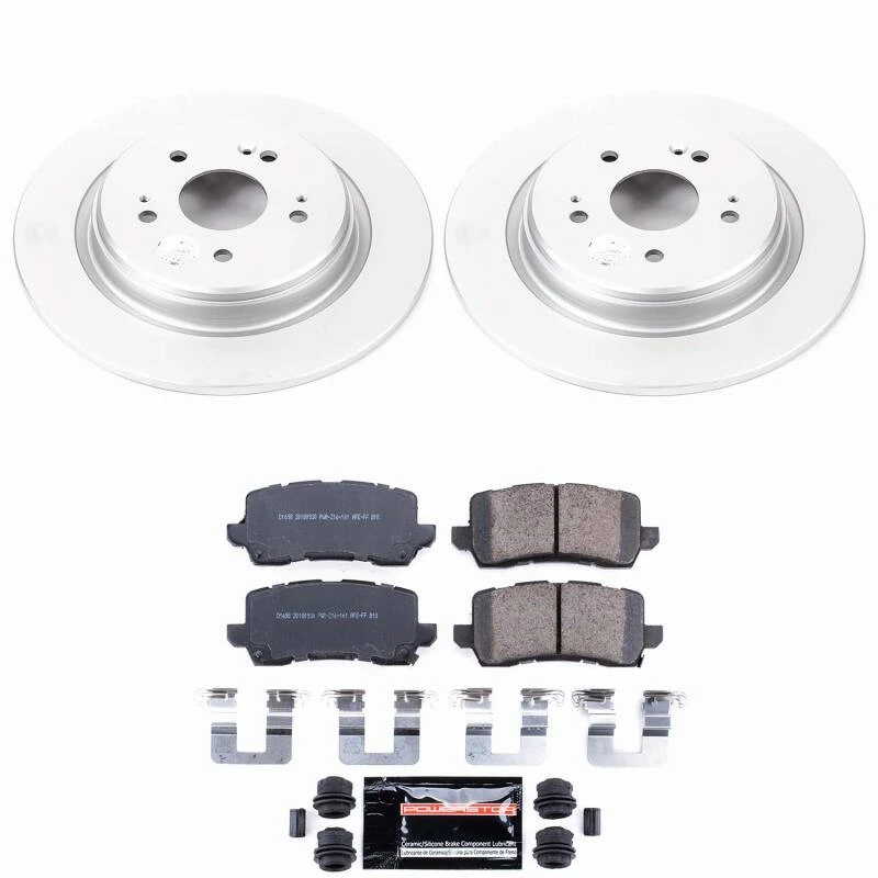 Power Stop 15-20 Acura TLX Rear Z23 Coated Brake Kit