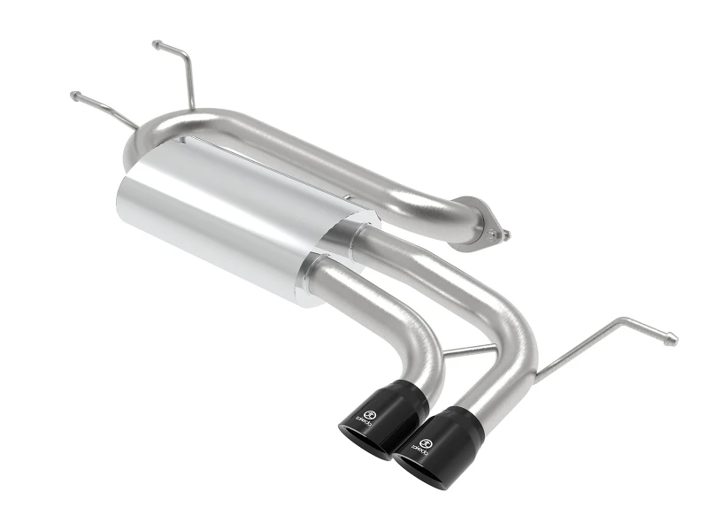 aFe Takeda 2-1/2in 304 SS Axle-Back Auspuff mit schwarzer Spitze 16-19 Mazda Miata L4 2.0L