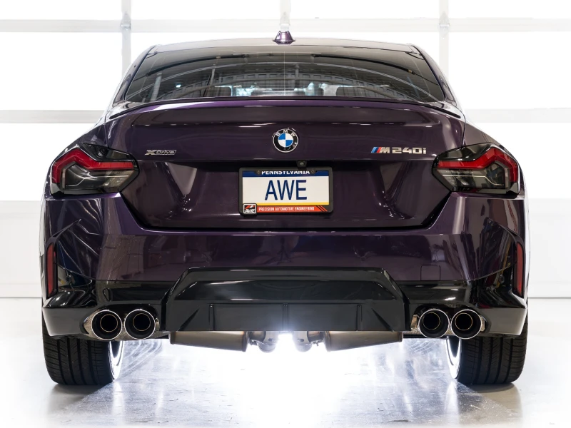 AWE Tuning 22-26 BMW M240i (G42) Track Edition Exhaust - Chrome Silver Tips