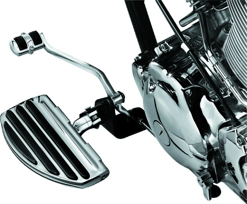 Kuryakyn ISO Conversion Floorboards for Driver or Passenger with Splined Bracket Chrome