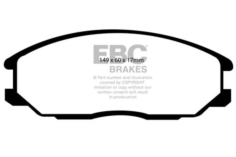 ebc_DP31332C-67931fc84f5d7 EBC 01-06 Hyundai Santa Fe 2.4 Ultimax2 Front Brake Pads