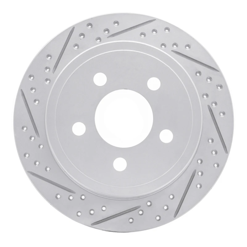 DFC 03-07 Jeep TJ (Canada - See Wrangler For Us) Rear Left Drilled & Slotted Geoperformance Rotor