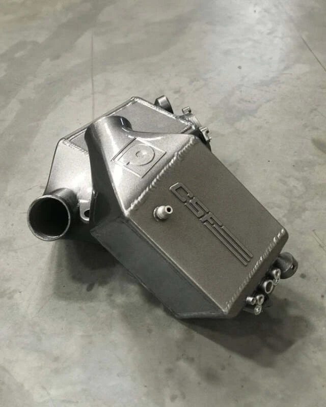 CSF 12-16 BMW M5 (F10) / 12-18 BMW M6 (F06/F12/F13) Twin Charge-Air-Cooler Set - Smoke Silver