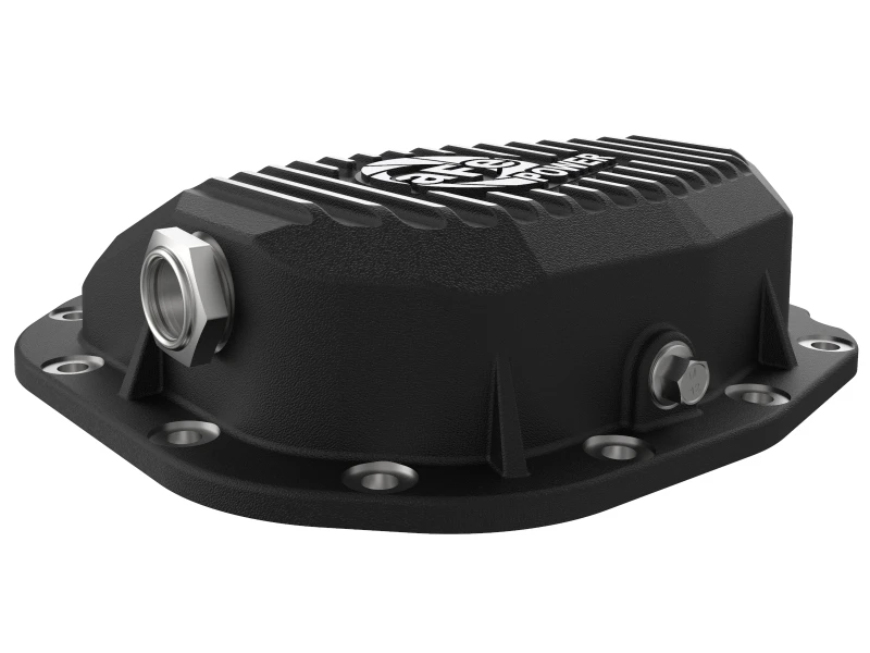 aFe Pro Series Hinterachsabdeckung Schwarz mit Rippen 15-19 Ford F-150 (mit Super 8.8 Hinterachsen)