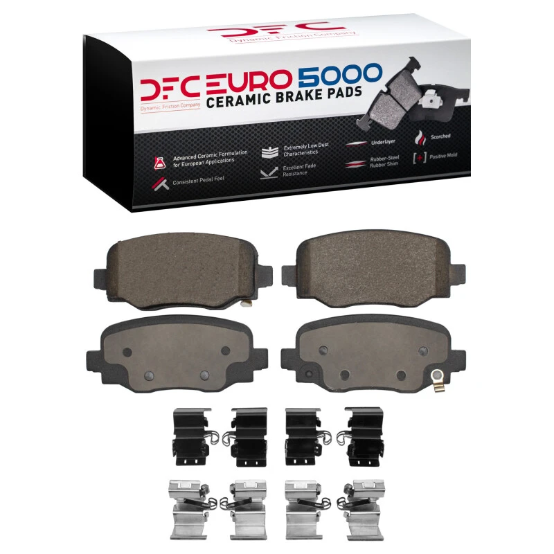 DFC 15-25 Alfa Romeo TONALE Rear Euro 5000 Ceramic Brake Pads and Hardware Kit