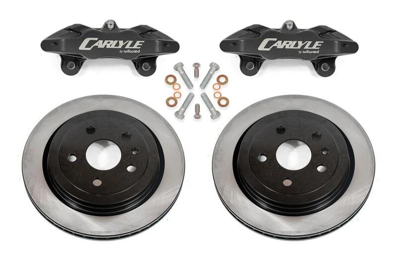 BMR Brake Kit for 97-04 Chevrolet Corvette C5 / 05-13 C6 with 15in Conversion Solid Rotors Black Calipers